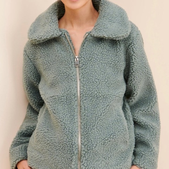 BDG Theo Fleece Teddy Jacket Size XS - Picture 4 of 4